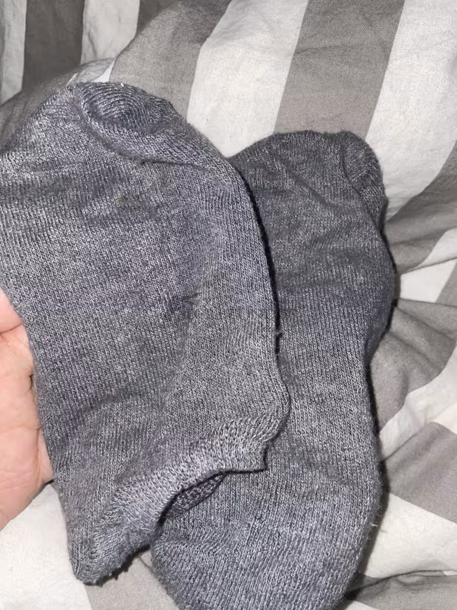 getragene socken