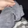 getragene socken