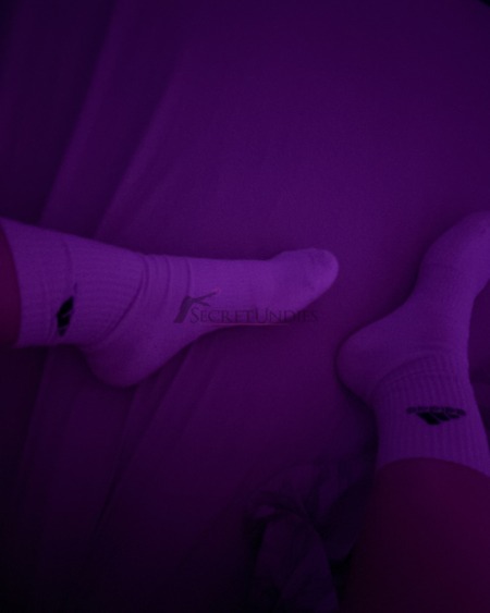 Getragene Socken
