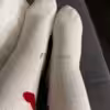 Getragene New Balance oder Herz Socken (2 Tage getragen - beim Sport und in der Freizeit)
