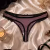 „Mein verführerischer Spitzen-Slip in Mauve 🖤“