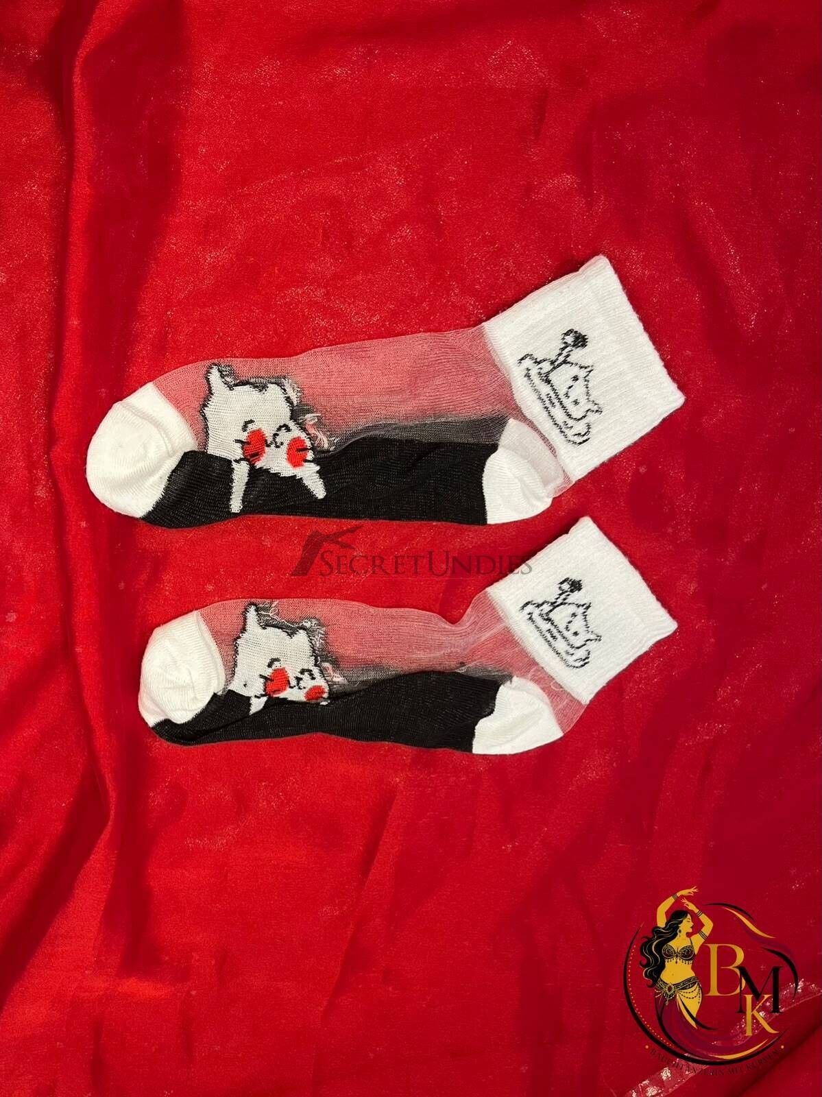 Süße Mesh-Socken mit Katzenprint – verspielt, frech & ganz nah an meinen Füßen 2 Süße Mesh-Socken mit Katzenprint – verspielt, frech & ganz nah an meinen Füßen – Bild 2