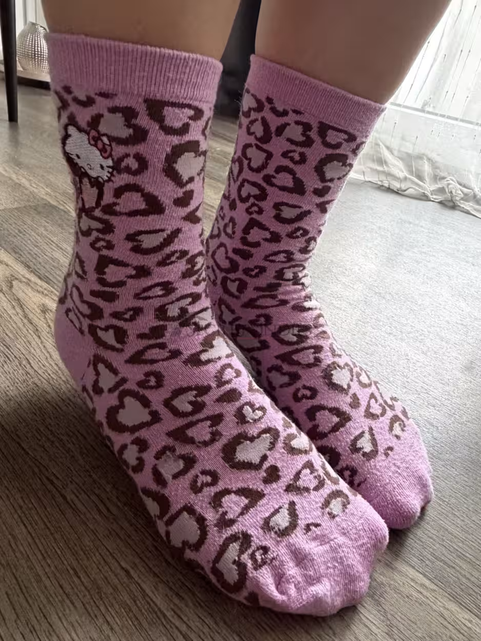Rosa Hello Kitty Socken