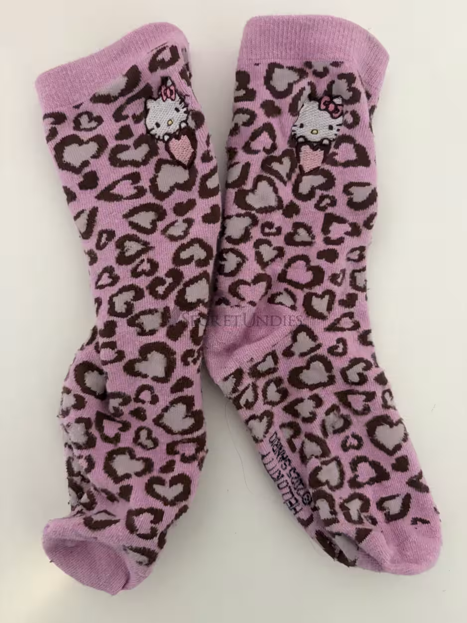 Rosa Hello Kitty Socken – Bild 2