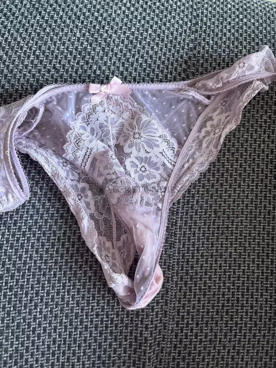 Rosa spitzen Slip, Brazil, 3 Tage getragen