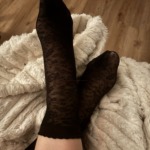 hochwertige schwarze Strümpfe