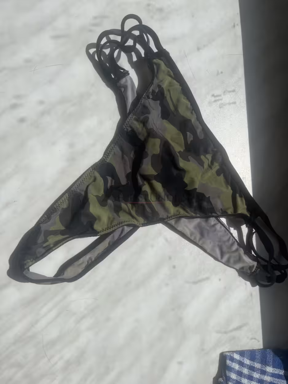 💚 verspielter Army Tanga💚 – Bild 4