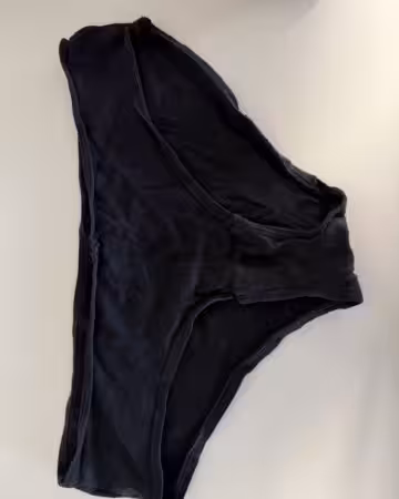 Kategorie getragene Jeans & Hosen kaufen 23 schwarzer Panty - getragen