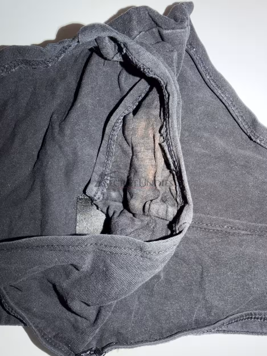 schwarzer Panty - getragen – Bild 2