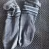 Socken, blau, grau, angenehmer Geruch, zwei Tage getragen, beim Sport getragen