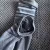 Socken, blau, grau, angenehmer Geruch, zwei Tage getragen, beim Sport getragen