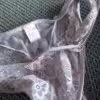 Rosa spitzen Slip, Brazil, 3 Tage getragen