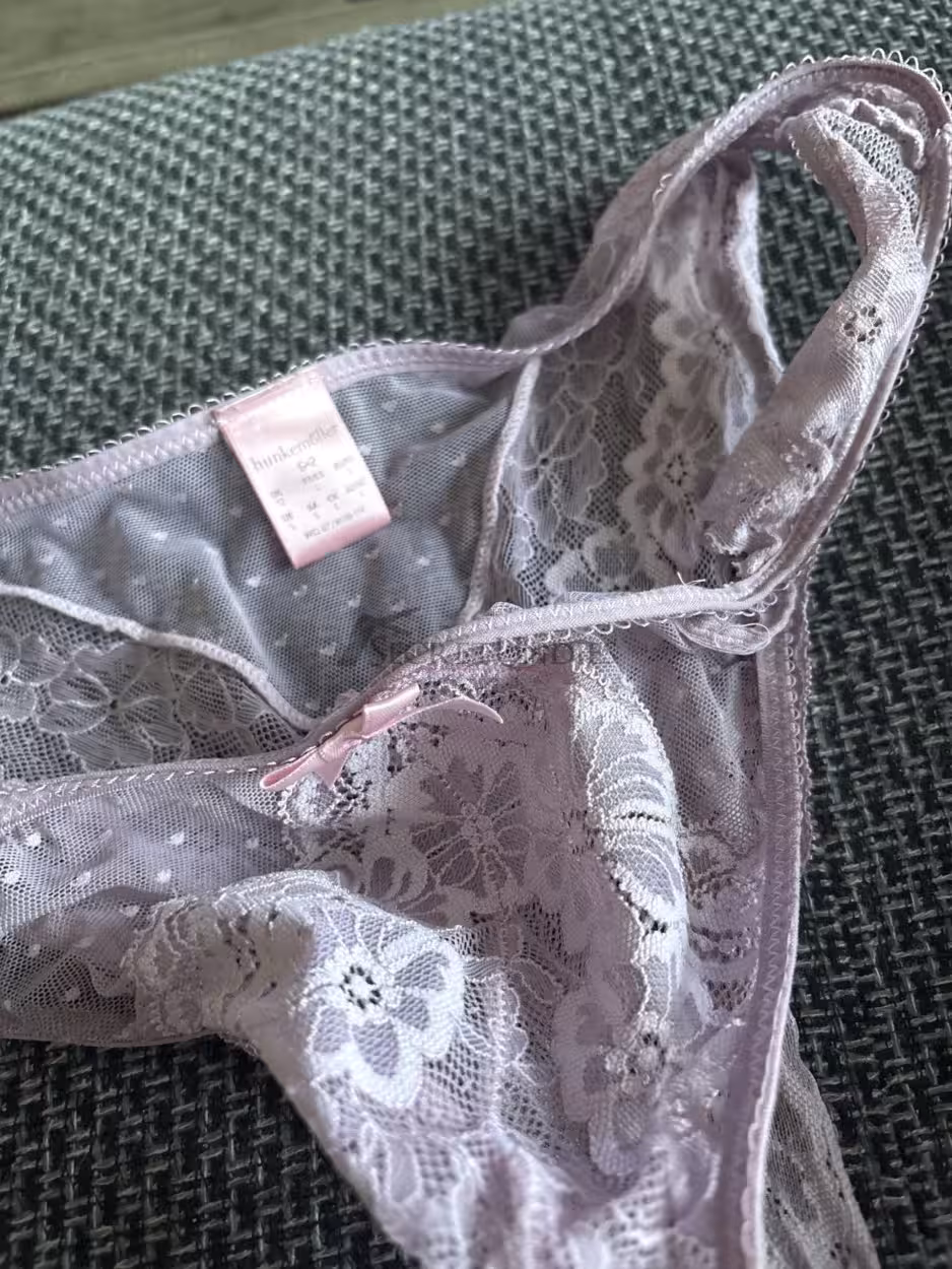 Rosa spitzen Slip, Brazil, 3 Tage getragen – Bild 2