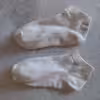 Sneakersocken, zwei Tage getragen