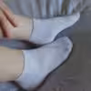 Sneakersocken, zwei Tage getragen