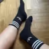 Sport Socken von Adidas mindestens 12 h getragen