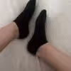 schwaze Sneaker Socken - 24 h getragen