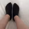 schwaze Sneaker Socken - 24 h getragen