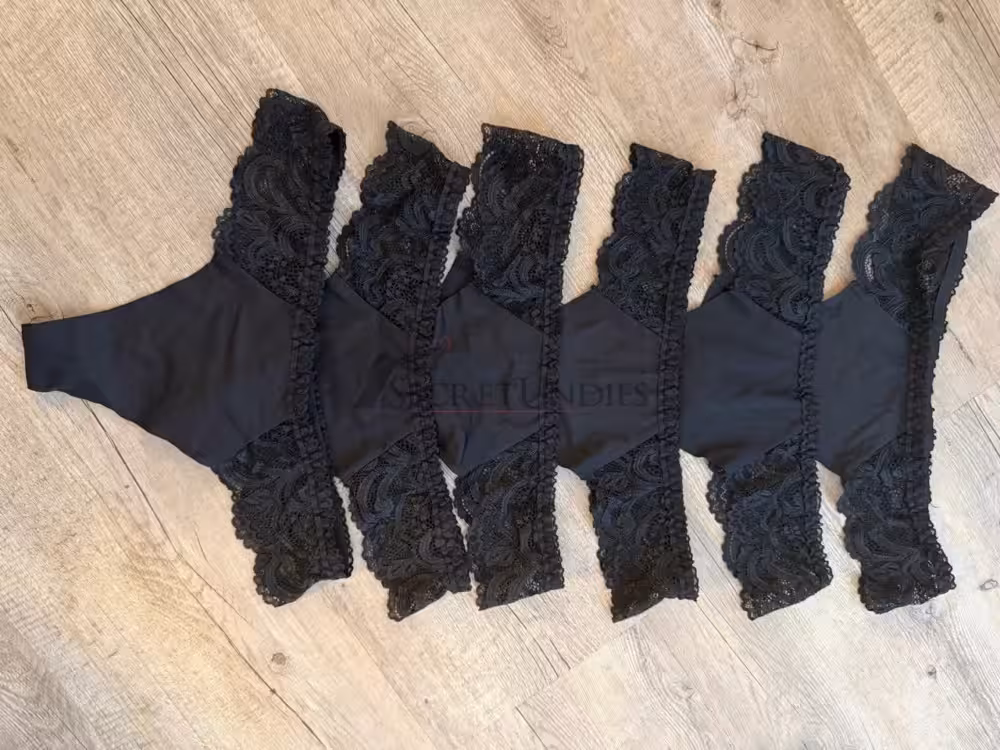 Spitzenstrings getragen auf Wunsch mit Tragedauer – Bild 2