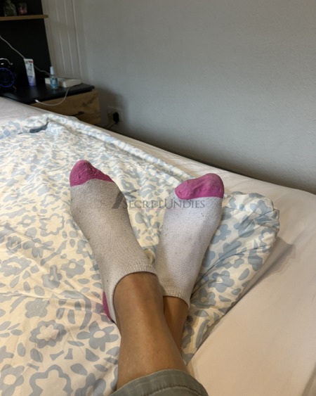 Süße Sneakersocken, 24 Stunden getragen 🧦