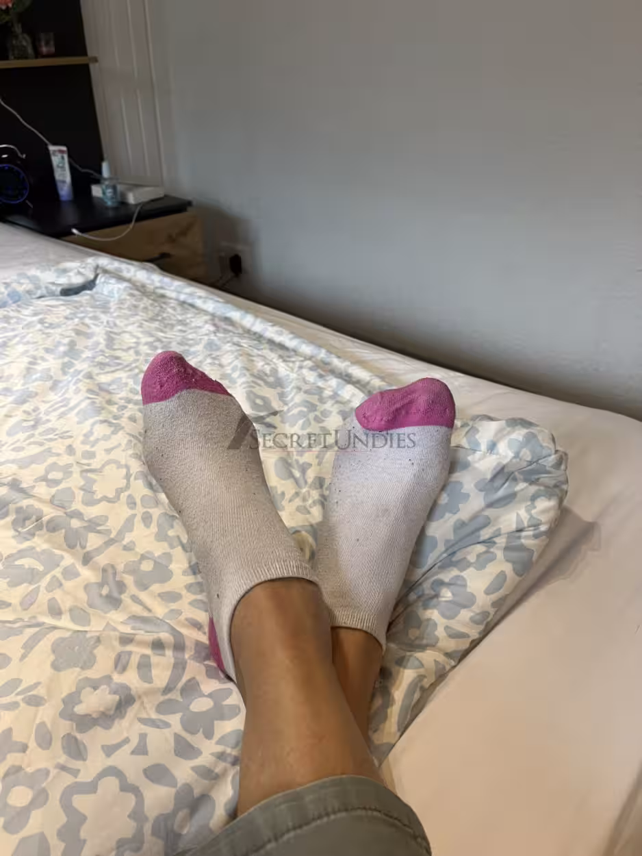 Süße Sneakersocken, 24 Stunden getragen 🧦