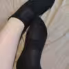 Schwarze Sneakersocken - 24h für dich getragen ✨