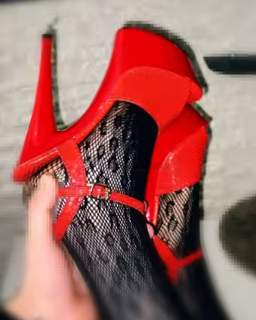 Plateau High Heels 36