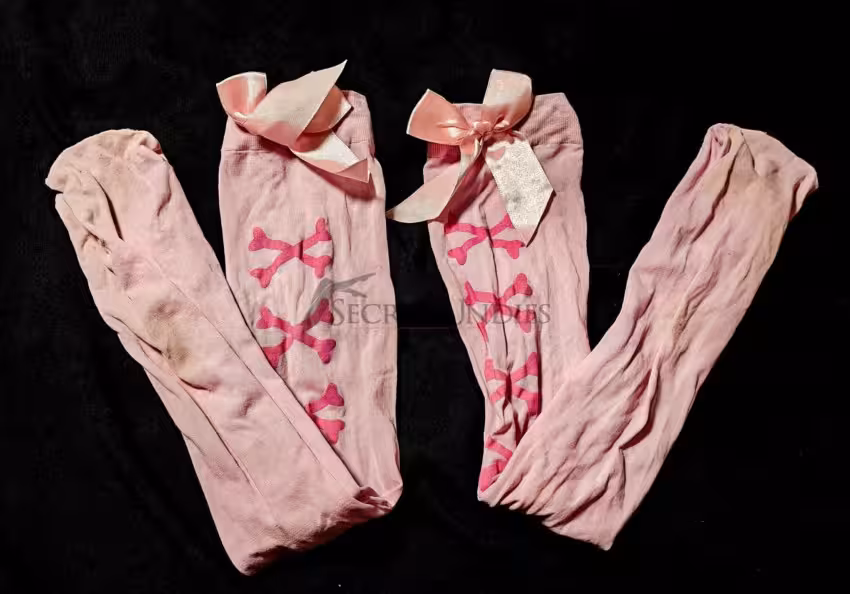 Sexy getragene Nylon Strümpfe Stockings Dirty
