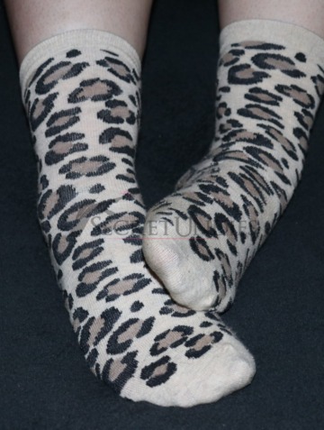 Getragene Leo-Socken | 48h auf den Beinen | luftdicht verpackt & diskreter Versand