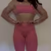 Pinkes getragenes Sport-Outfit – sportlich, feminin & exklusiv getragen