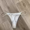 Kleiner Weißer Tanga - 1 Tag getragen