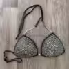 Silver Sparkle Competition Bikini – getragen bei mehreren Bodybuilding-Wettkämpfen