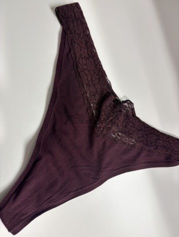Bordeaux Spitzen Tanga 9h Tragezeit