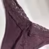 Bordeaux Spitzen Tanga 9h Tragezeit