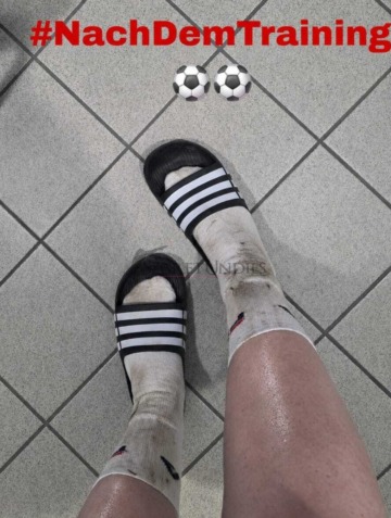 90 Min. Hardcore-Training: Intensiv verschwitzte Fußball-Tennissocken frisch vom Platz! ⚽🧦💦