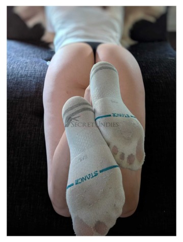 abgeranzte Socken ;-) 2 Tage getragen