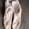 Frisch vom Pferd: Larissas intensiv getragene Reitsocken frisch vom Pferd!
