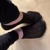 Getragene Socken