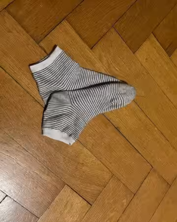 gestreifte Sneakersocken