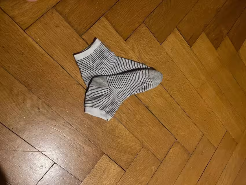 gestreifte Sneakersocken